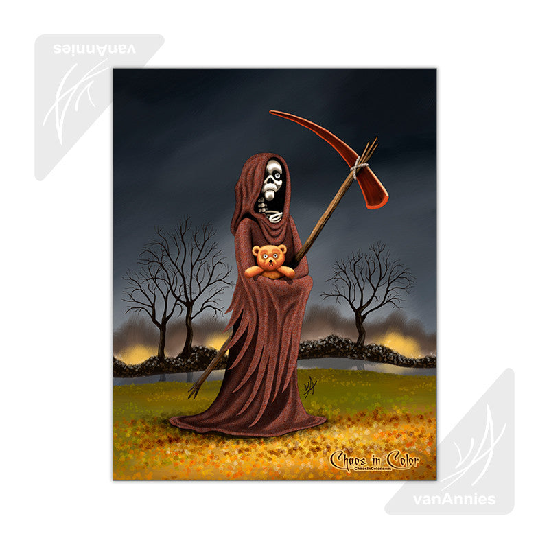 Teddy Reaper 11x14 Glossy Print