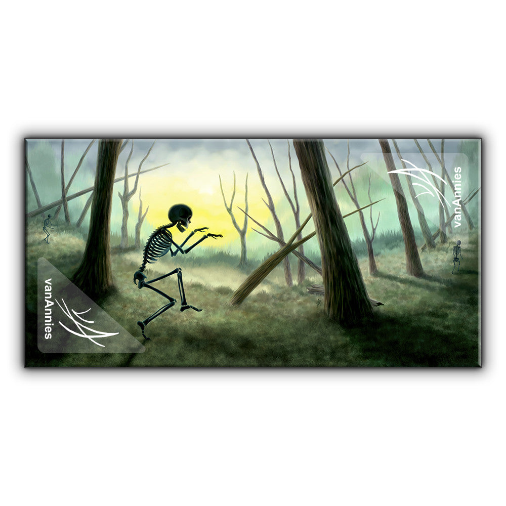 Vorspiel the Creeping Skeleton Wrapped Canvas Print