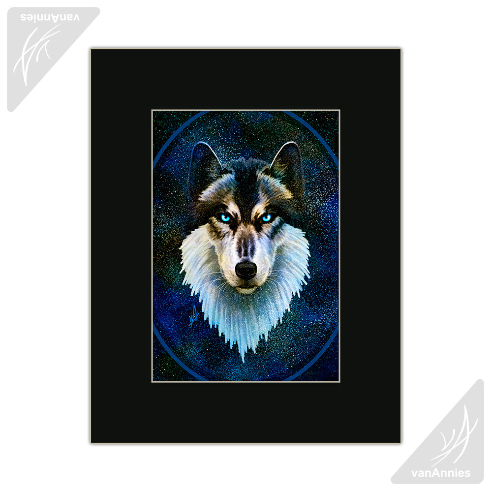 Wolf 359 Matted Print